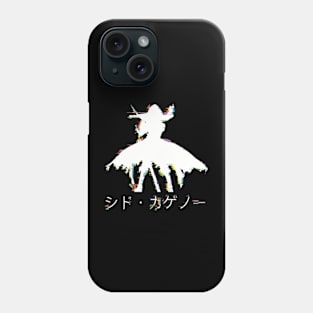 TEIS6 Glitch Shadow sama White Silhouette Characters with Cid Kagenou Kanji for Cosplay from The Eminence in Shadow Season 2 New Isekai Reincarnation Anime / Light Novel August 08 2023 Animangapoi Phone Case