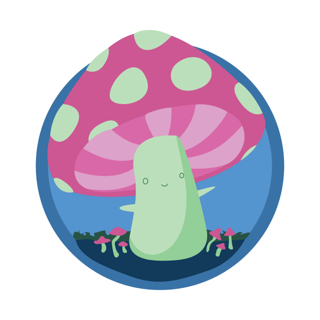 Poly Pride Mushroom by plotDriving-NPC