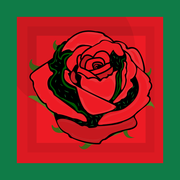 Red Rose by momomoma