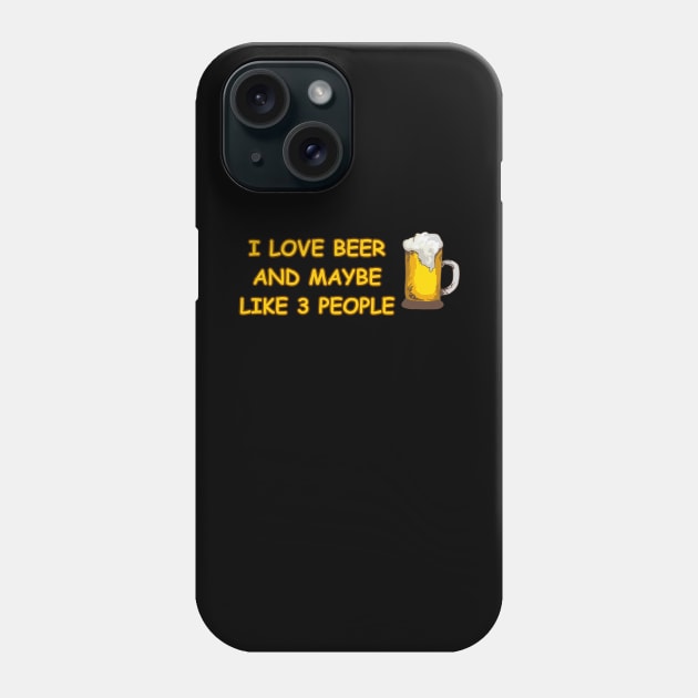 I love Beer Phone Case by Korvus78