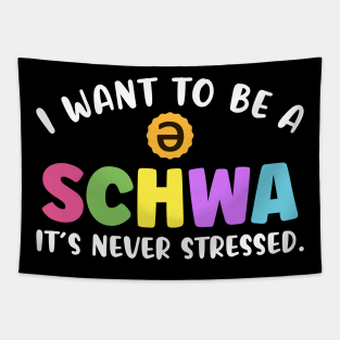 I Want To Be A Schwa It's Never Stressed Science Of Reading Tapestry