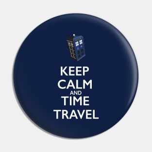 KEEP CALM TIME TRAVEL Pin