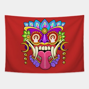 Bali Mask Tapestry