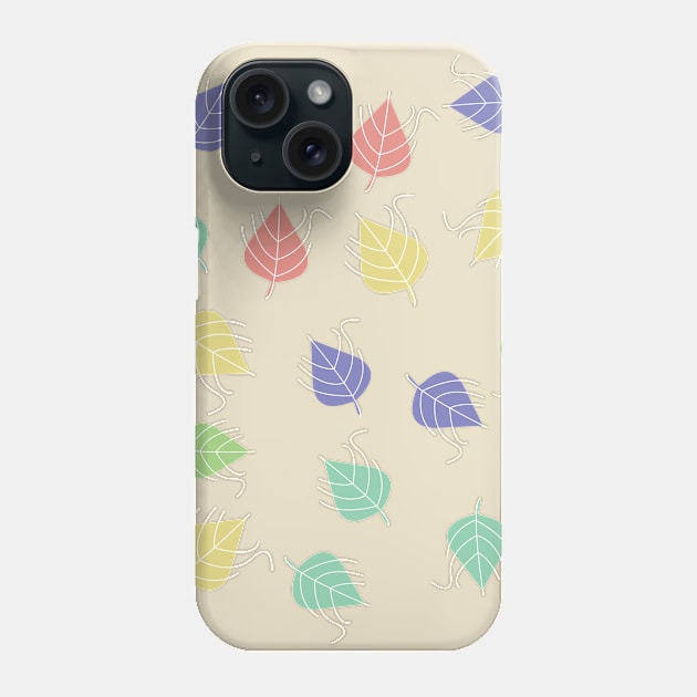 Colorful leaves Phone Case by Tinatin2000