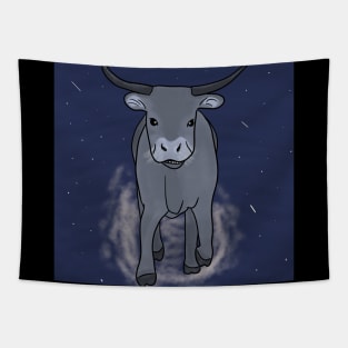 Angry taurus Tapestry