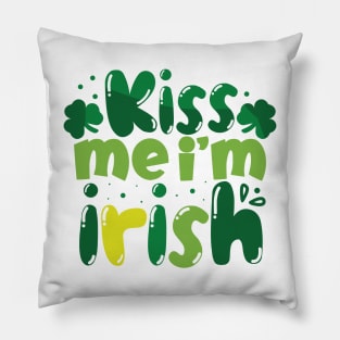 Kiss Me I'm Irish Pillow