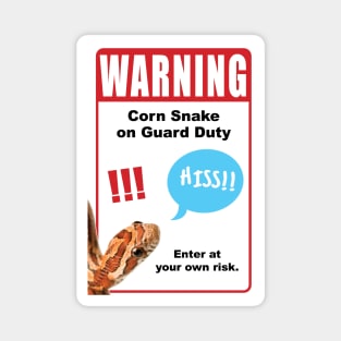 Corn Snake on Duty Magnet