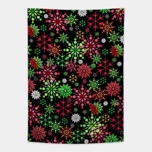 CHRISTMAS Snowflakes Pattern Tapestry