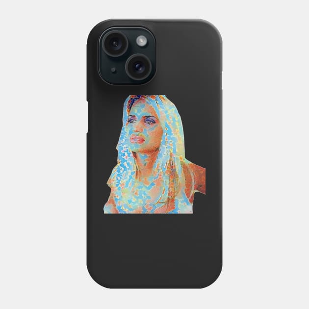 Portrait of an Animal Rights Activist Phone Case by Diego-t