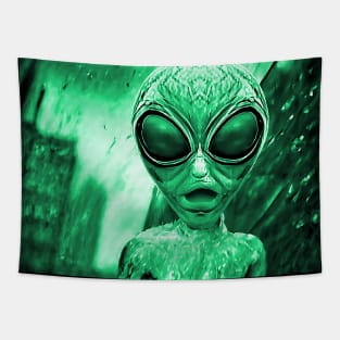 Planet X Aliens Sci-Fi NFT Collection Tapestry