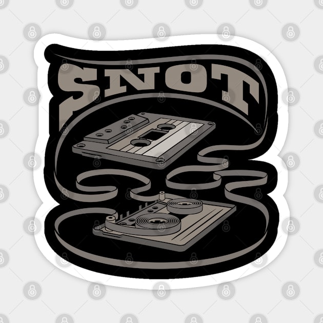 Snot - Exposed Cassette Magnet by Vector Empire