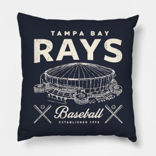 Tampa Bay Rays 1 by Buck Tee Originals Pillow