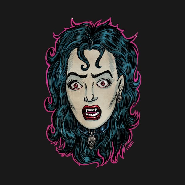 Vampiress Frankenhorrors Vintage monster movie graphic by AtomicMadhouse