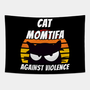 Wall of Cat Moms - Cat Momtifa Tapestry