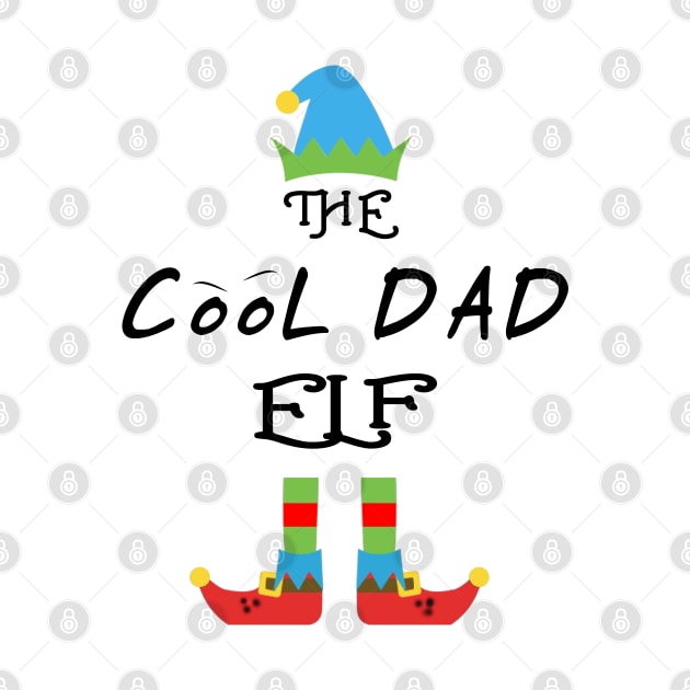 The CooL Dad Elf Matching Family Group Christmas Party by CareTees