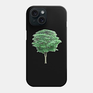 Green leafed tree, Tree Lindens Phone Case