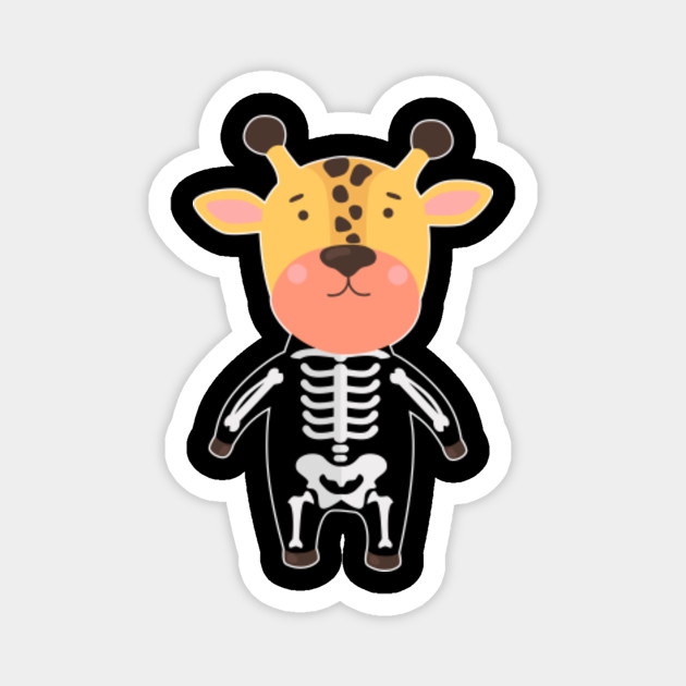 Giraffe Funny Halloween Skeleton X Ray Costume Giraffe Funny Halloween Costume Magnet Teepublic Au