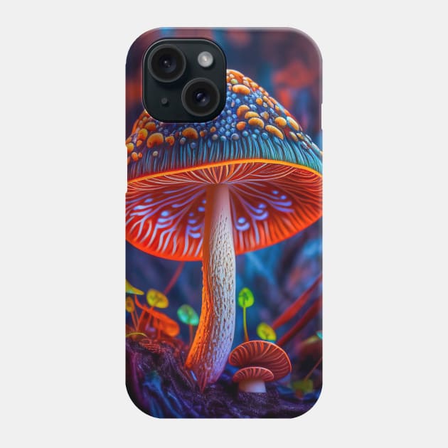 Mushroom Forest Calm Tranquil Nature Peaceful Season Outdoors Phone Case by Cubebox