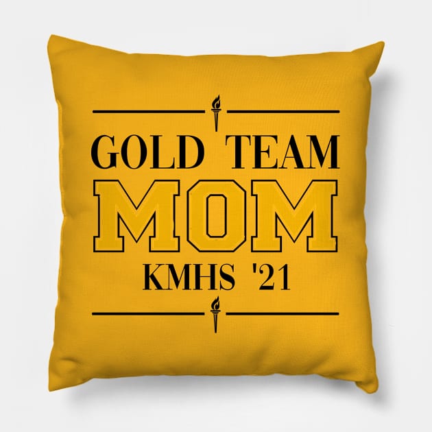 GTV 2021 Gold Team Mom Pillow by GTV 2021