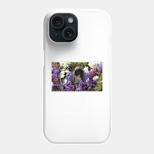 George the mouse with spring flowers 233 Phone Case