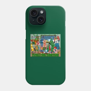 80s Cartoon Character Christmas Phone Case