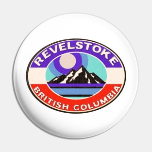 Ski Revelstoke British Columbia Canada Skiing Winter Sports Snowboarding Pin