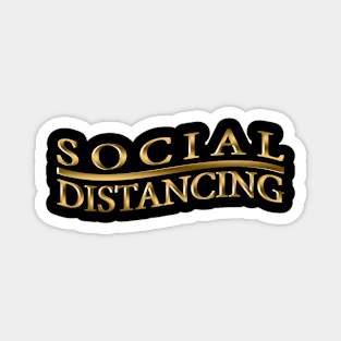 Social Distancing 11 Magnet