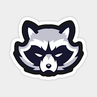 Funny Angry Raccoon Magnet