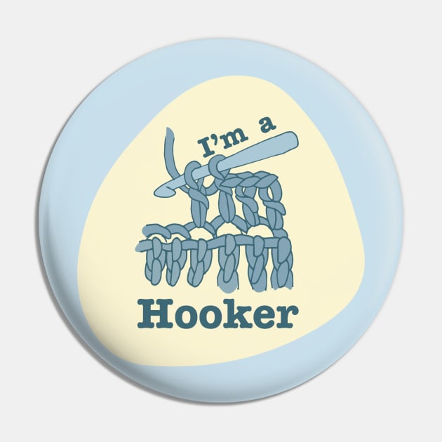 Crochet Hooker Pin by maya-reinstein