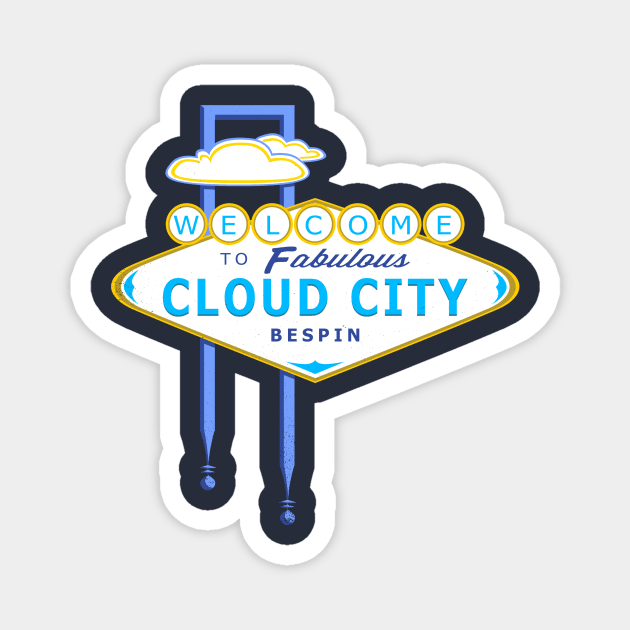 Viva Cloud City Magnet by blairjcampbell