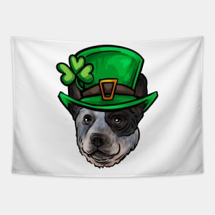 St Patricks Day Australian Cattle Dog Tapestry