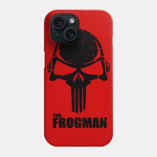 The Frogman (small logo - distressed) Phone Case