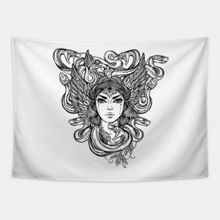 Medusa Greek Mythology Tapestry