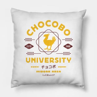 Chocobo University Crest Pillow