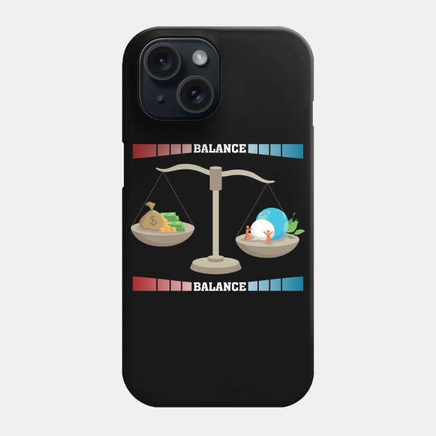 Find The Balance Phone Case by Purwoceng