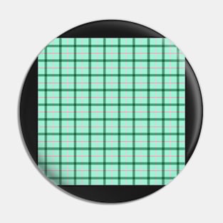 Traditional Japanese Vintage Thin Plaid Koushi Pattern in Pastel Green Pin