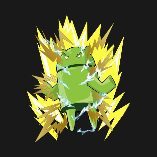 Super Saiyan Android Bot by FungibleDesign