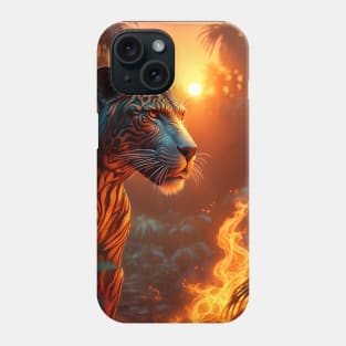 Leopard Fire Phone Case