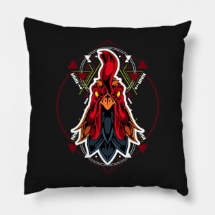 Red Rooster Pillow