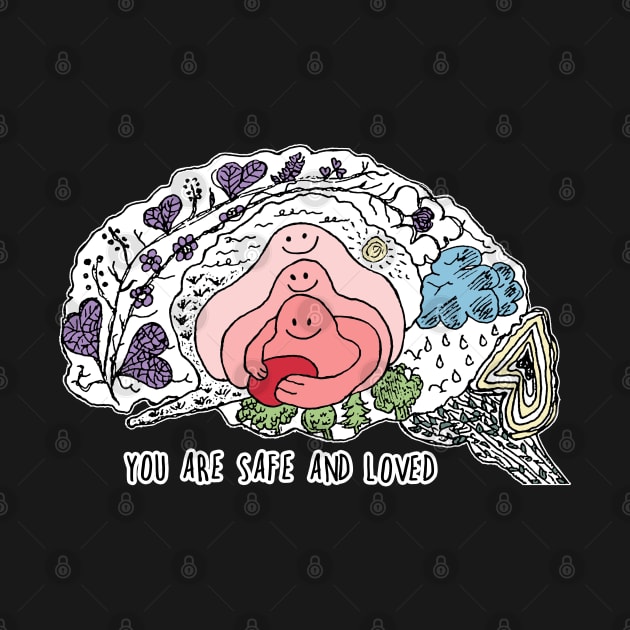 You are safe and loved brain by bittergodart