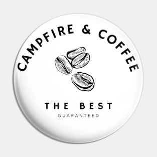 Campfire and Coffee Pin