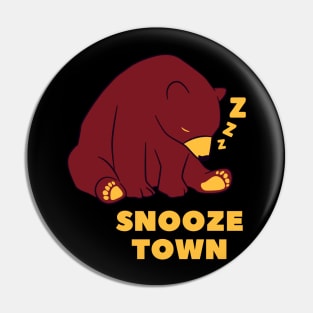 Snooze Town Pin