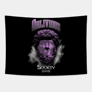 Oblivious Society Head In The Clouds MMXXIII Streetwear Graphic Design Tapestry