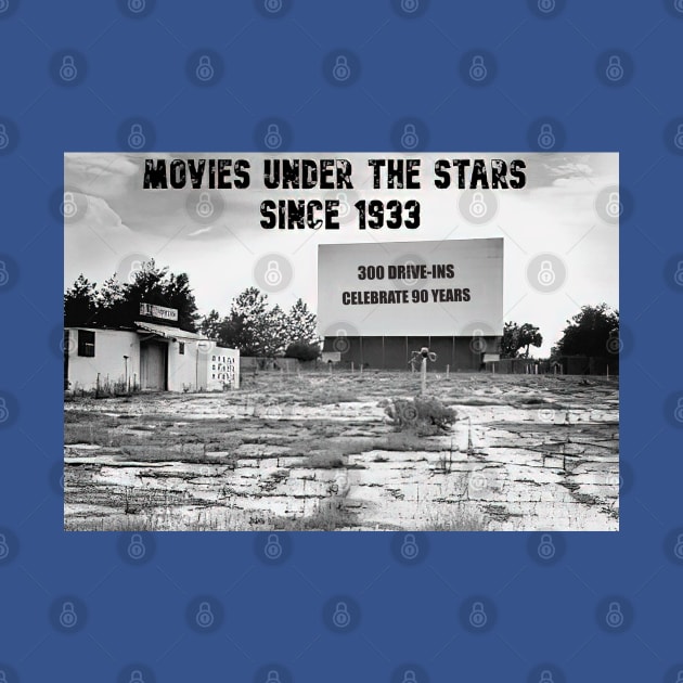 90th Anniversary Drive-in Tee by ADVENTURELAND VIDEO