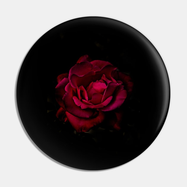 Red Rose Pin by RobertsArt