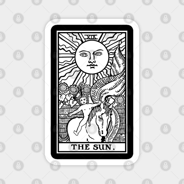 Tarot card The Sun Magnet by valentinahramov