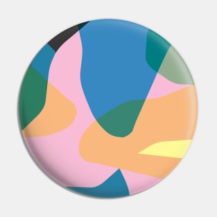 Pocket - ABSTRACT CAMOUFLAGE COLORS Pin