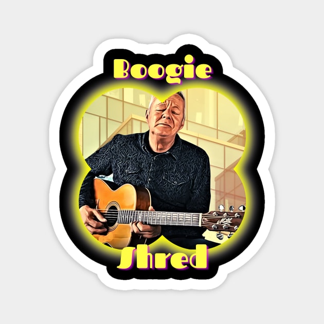 Boogie Shred (senior guitarist with feeling) Magnet by PersianFMts