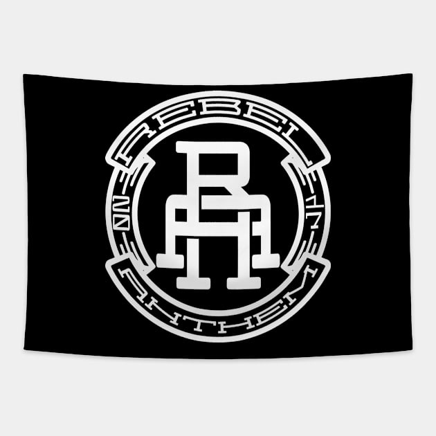 Rebel Anthem Interlocking Logo Tapestry by RebelAnthem