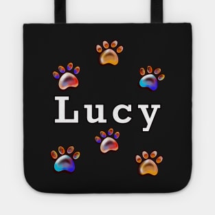 The best personalised dog gifts 2022 - Lucy name Tote